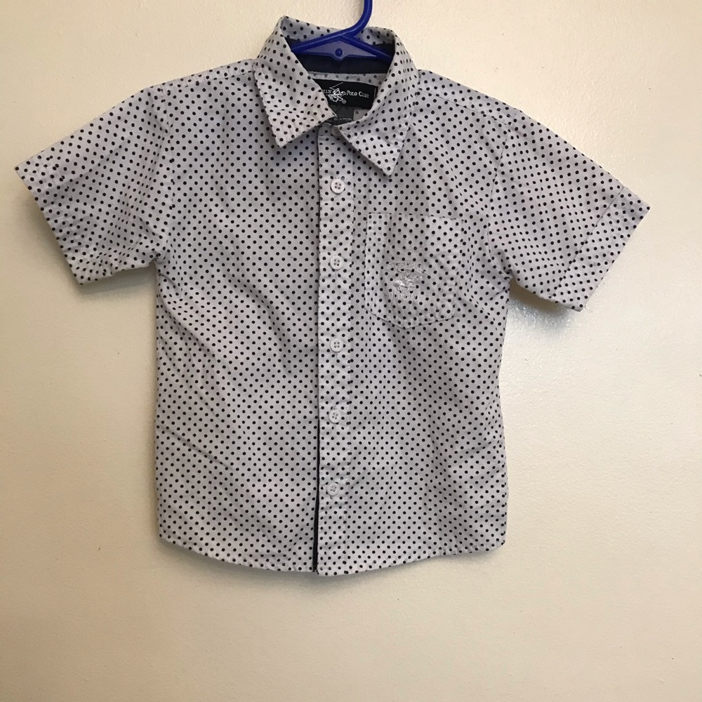 BEVERLY HILLS boys polo club button down shirt